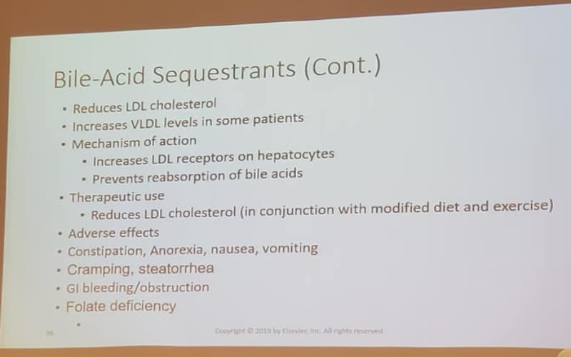 Bile Acid Sequestrants