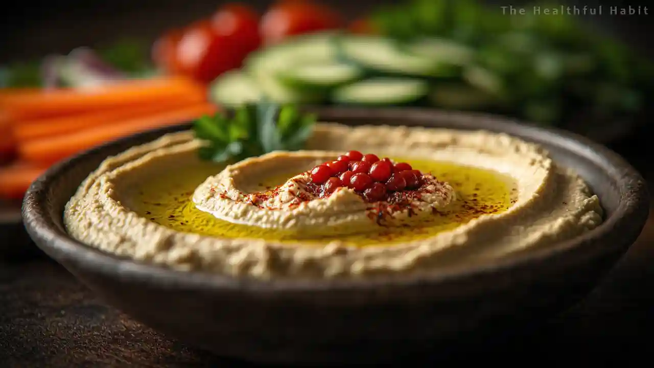Authentic Hummus with Crudités