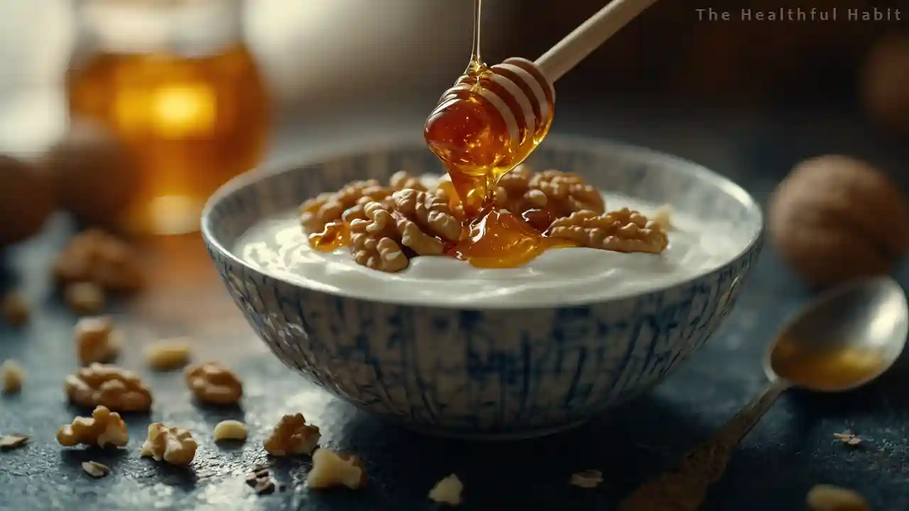 Greek Yogurt Breakfast Bowl with Honey and Walnuts