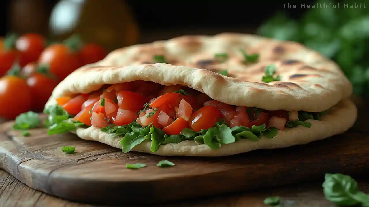 Homemade Whole Grain Pita Bread
