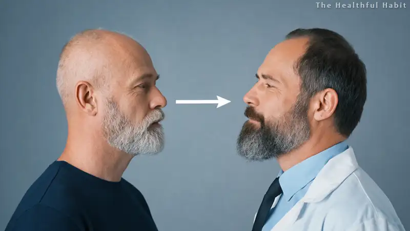 A male pattern hair loss