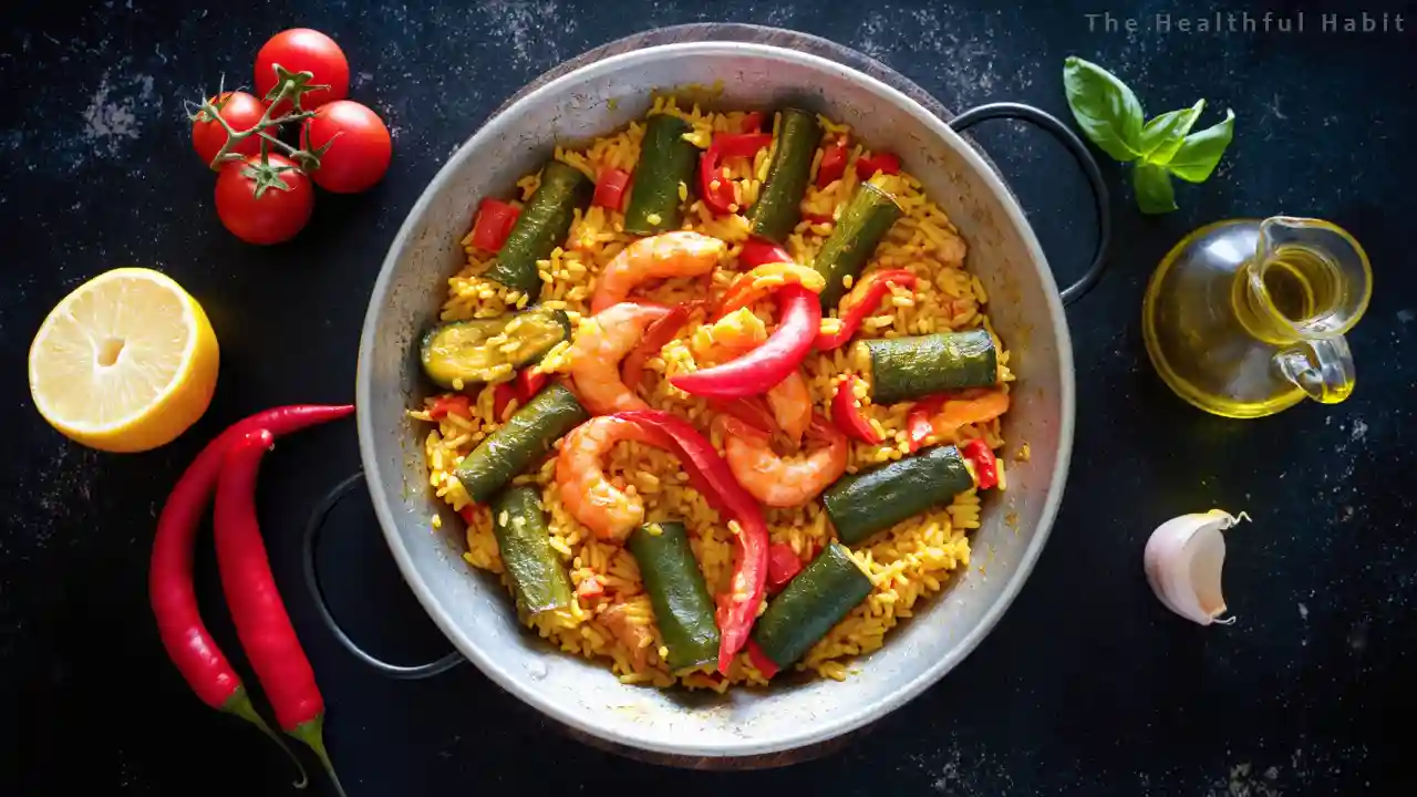 Spanish Whole Grain Paella with Vegetables