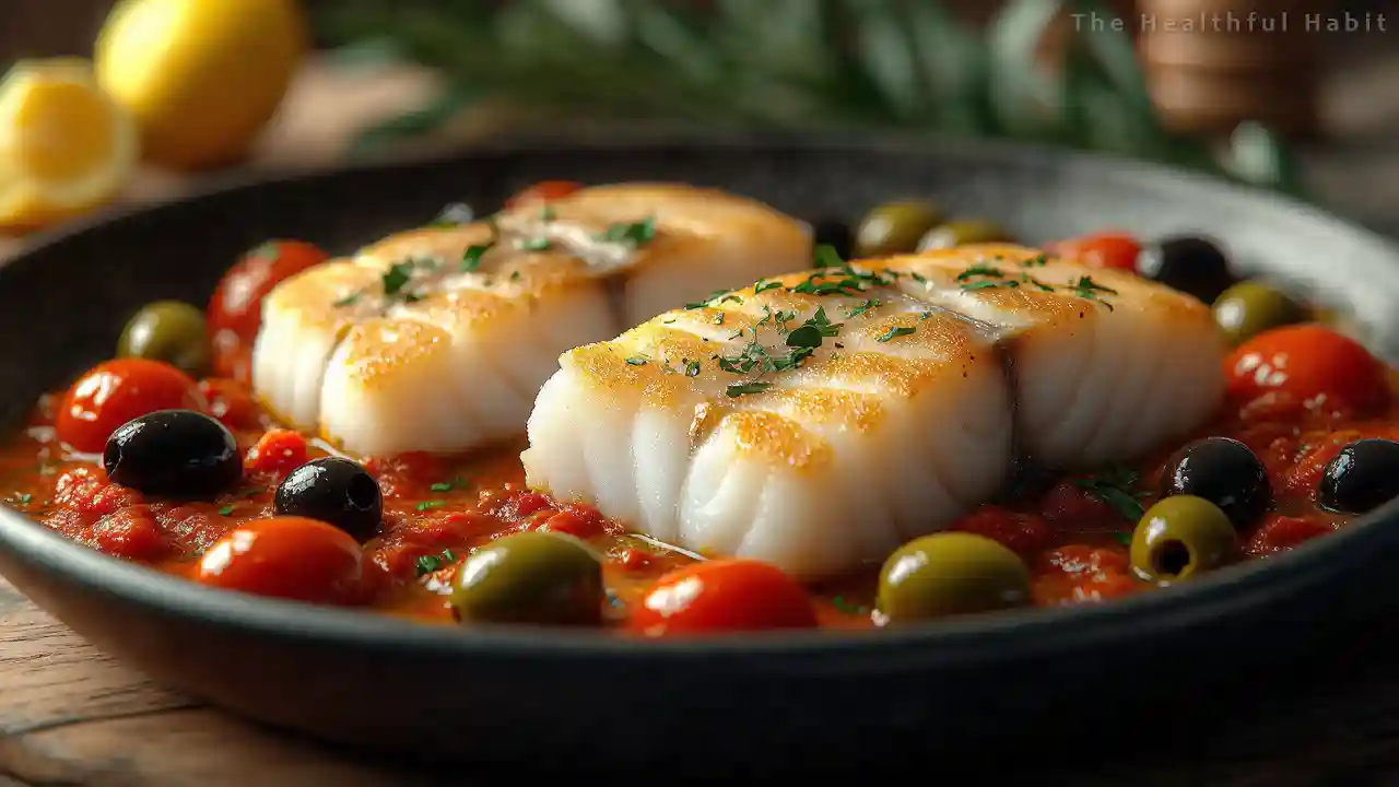 Spanish-Style Cod with Tomatoes and Olives