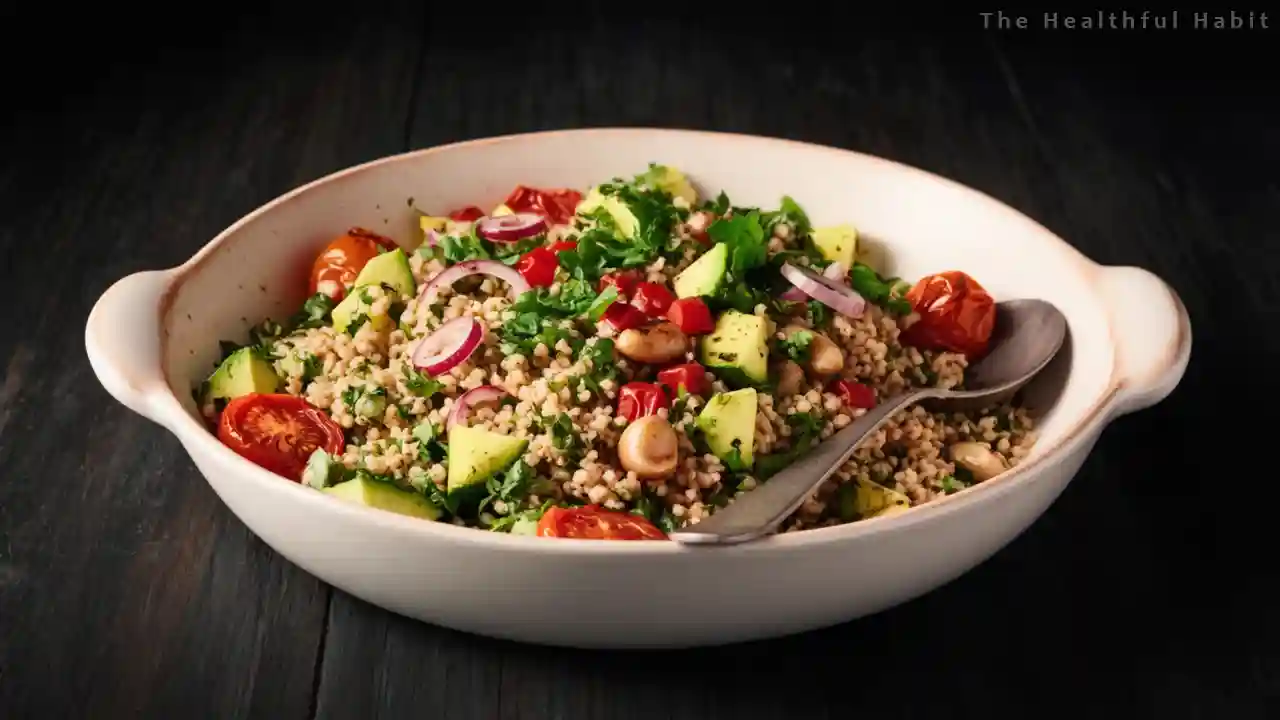Whole Grain Tabbouleh with Roasted Vegetables