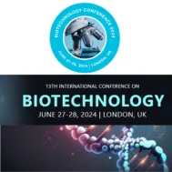 13th International Conference on Biotechnology