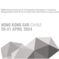 ESMO Advanced Course on Perioperative Strategies in Localized Malignancies in Lung Cancer 2024