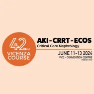 42nd Vicenza Course AKI-CRRT-ECOS and Critical Care Nephrology