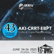 43rd Vicenza Course AKI-CRRT-EBPT and Critical Care Nephrology 2025 43rd Vicenza Course AKI-CRRT-EBPT and Critical Care Nephrology 2025