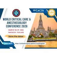 World Critical Care &amp; Anesthesiology Conference 2026, Bangkok