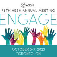 78th Annual Meeting of The ASSH 2023 78th Annual Meeting of The ASSH 2023