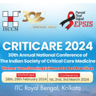 CRITICARE 2024- 30th Annual National Conference of the Indian Society of Critical Care Medicine CRITICARE 2024- 30th Annual National Conference of the Indian Society of Critical Care Medicine