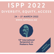 ISPP 2022 - 13th International Symposium on Pediatric Pain ISPP 2022 - 13th International Symposium on Pediatric Pain