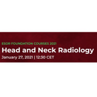 ESOR FOUNDATION COURSES 2021 Head and Neck Radiology ESOR FOUNDATION COURSES 2021 Head and Neck Radiology
