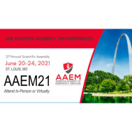 AAEM 2021 - 27TH ANNUAL SCIENTIFIC ASSEMBLY AAEM 2021 - 27TH ANNUAL SCIENTIFIC ASSEMBLY