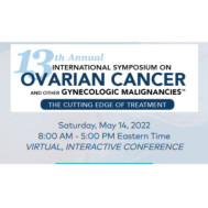 13th Annual International Symposium on Ovarian Cancer 2022 13th Annual International Symposium on Ovarian Cancer 2022