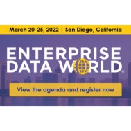 EDW 2022 - 26th Annual Enterprise Data World Conference EDW 2022 - 26th Annual Enterprise Data World Conference