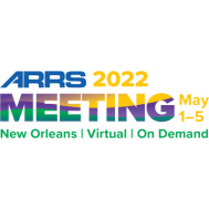 ARRS 2022 - American Roentgen Ray Society Annual Meeting ARRS 2022 - American Roentgen Ray Society Annual Meeting