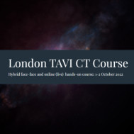 London TAVI CT Course 2022 London TAVI CT Course 2022