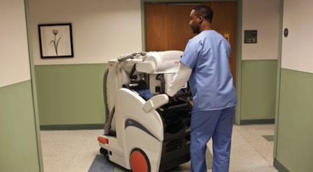 Carestream Mobile Digital Radiography System Halves X-ray Dosage at Paris Hospital 