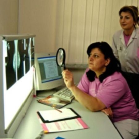 review of x-rays taken for breast cancer screening