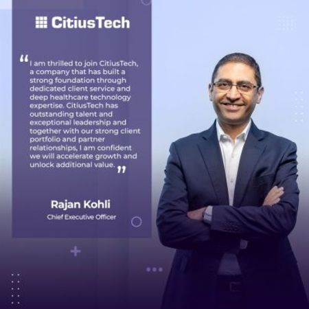 CitiusTech Appoints Rajan Kohli as Chief Executive Officer