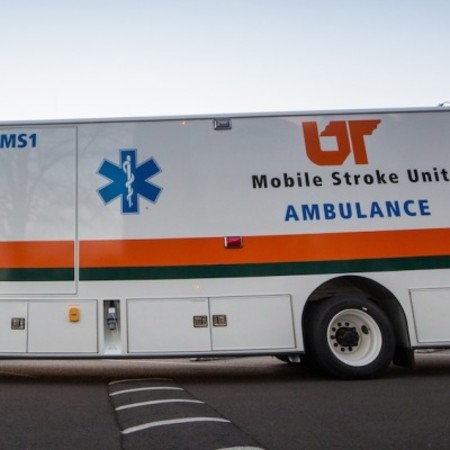 The UT mobile stroke unit, weighing in at more than 14 tons, includes features and capabilities never before assembled for mobile deployment