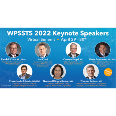 WPSSTS 2022 Brings Key Healthcare Leaders and Organizations to Confront Top Patient Safety Issues
