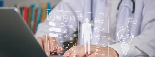 Hospital workflow enhanced by clinical decision support AI.&nbsp;