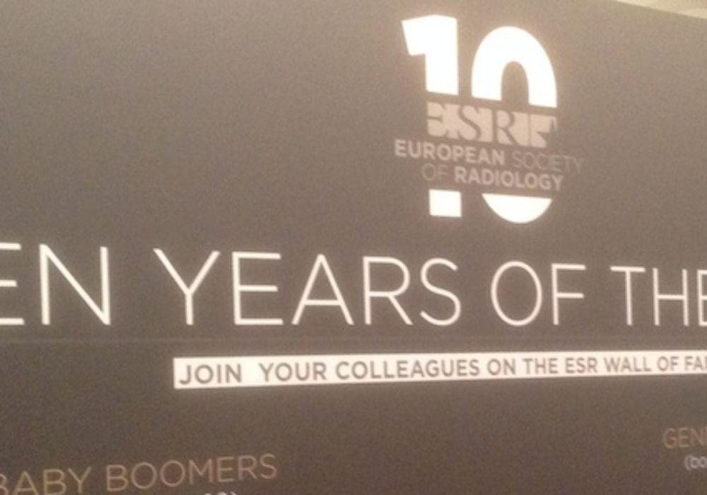 #ECR2015: A Decade of Development for the European Society of Radiology 