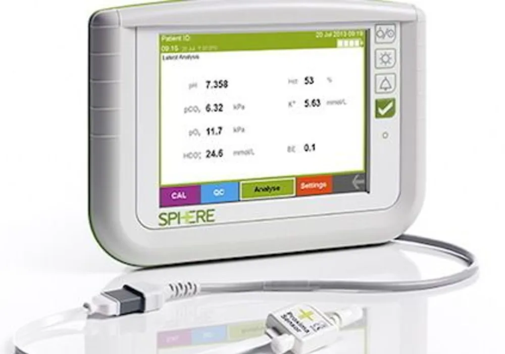 State of the Art: Sphere Medical Debuts Miniature In-Line Blood Gas Analyser