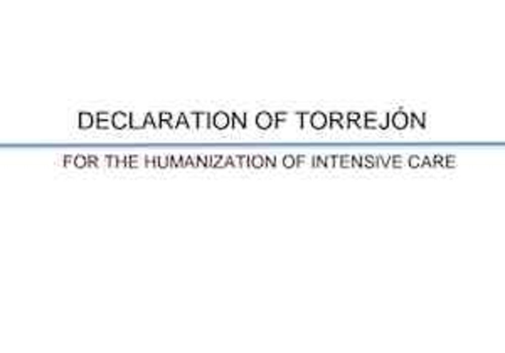 Document cover Declaration of Torrej&oacute;n for the Humanization of Intensive Care 