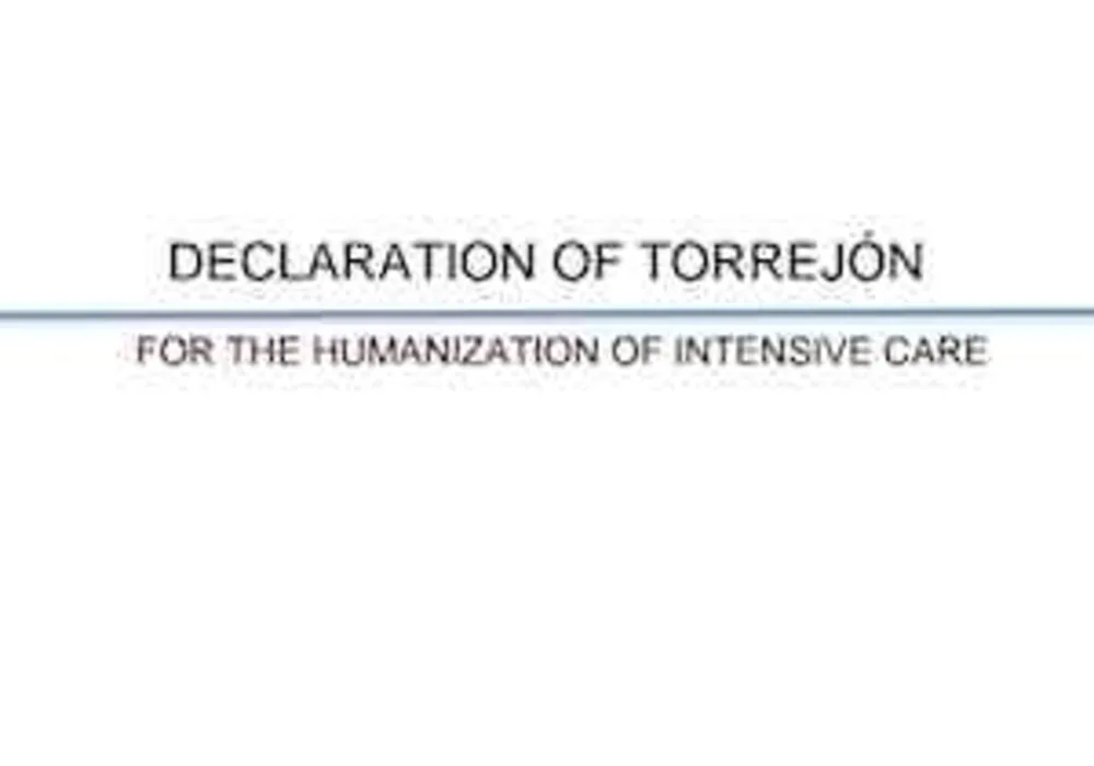 Document cover Declaration of Torrej&oacute;n for the Humanization of Intensive Care 