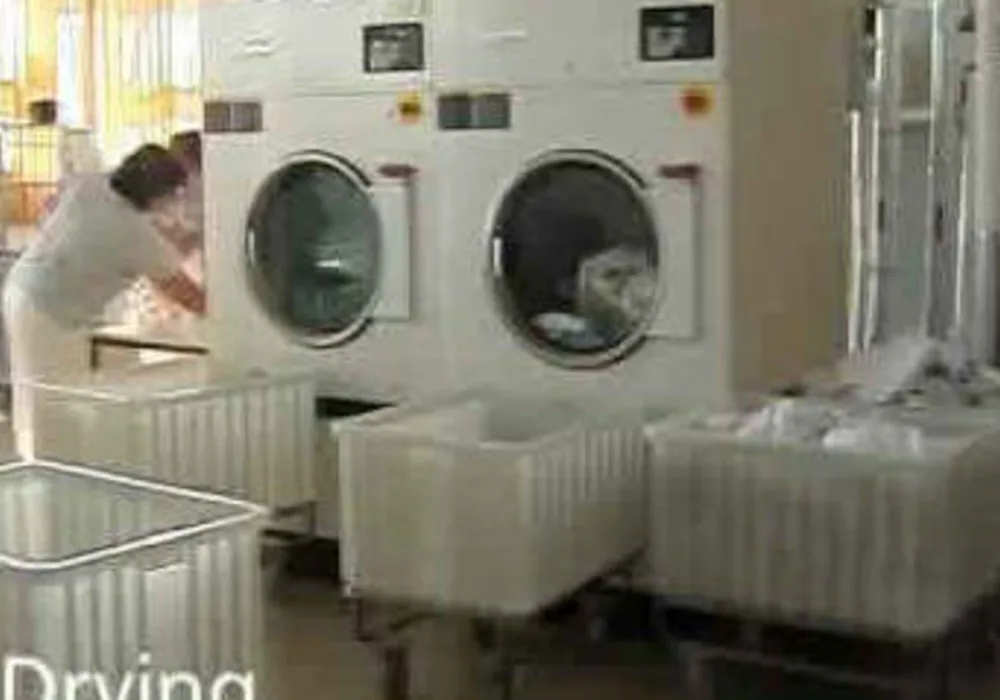 Laundry room in hospital