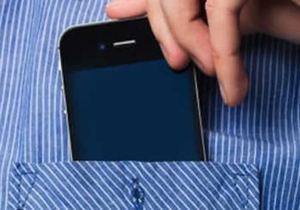 Smartphone in pocket