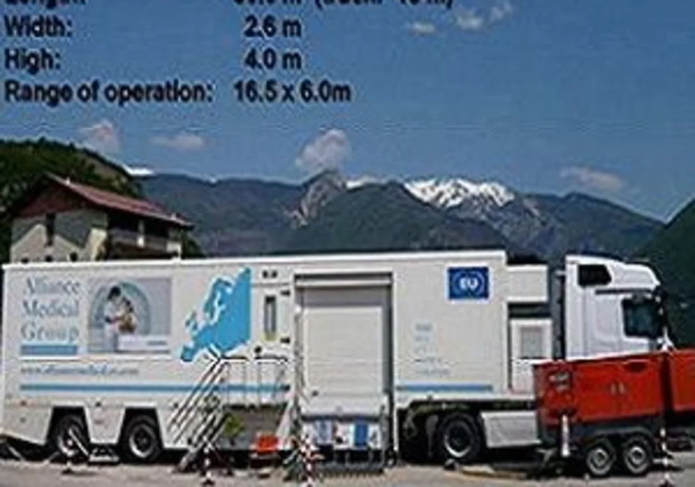 mobile MRI truck