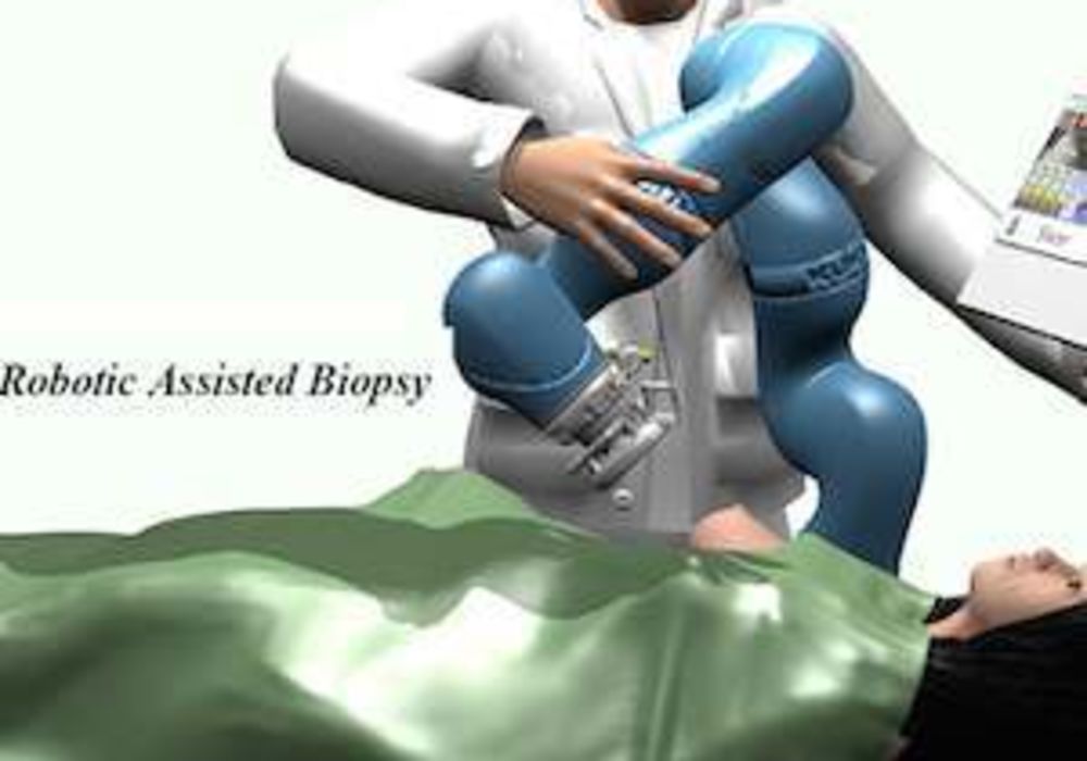 MURAD mockup of robotic biopsy apparatus