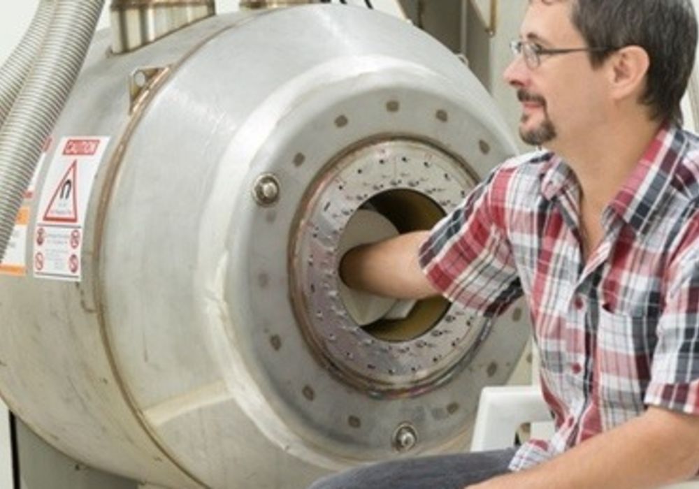 Photo: Testing an MRI Magnet at Magnetica. Source: http://magnetica.com/mri-systems/magnets/