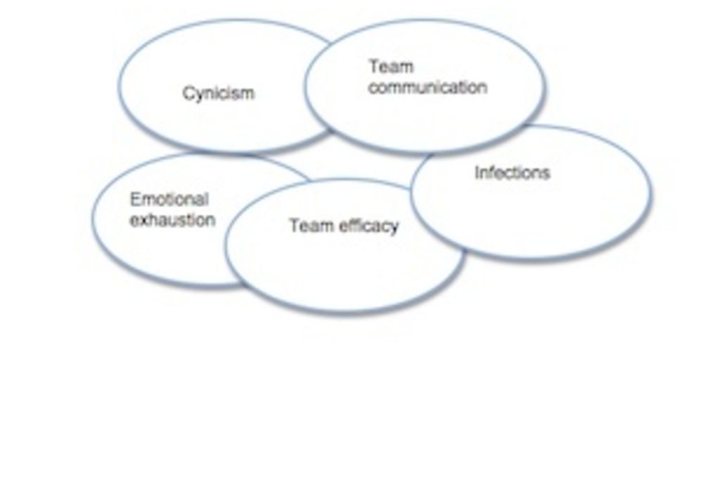 Diagram of factors related to burnout