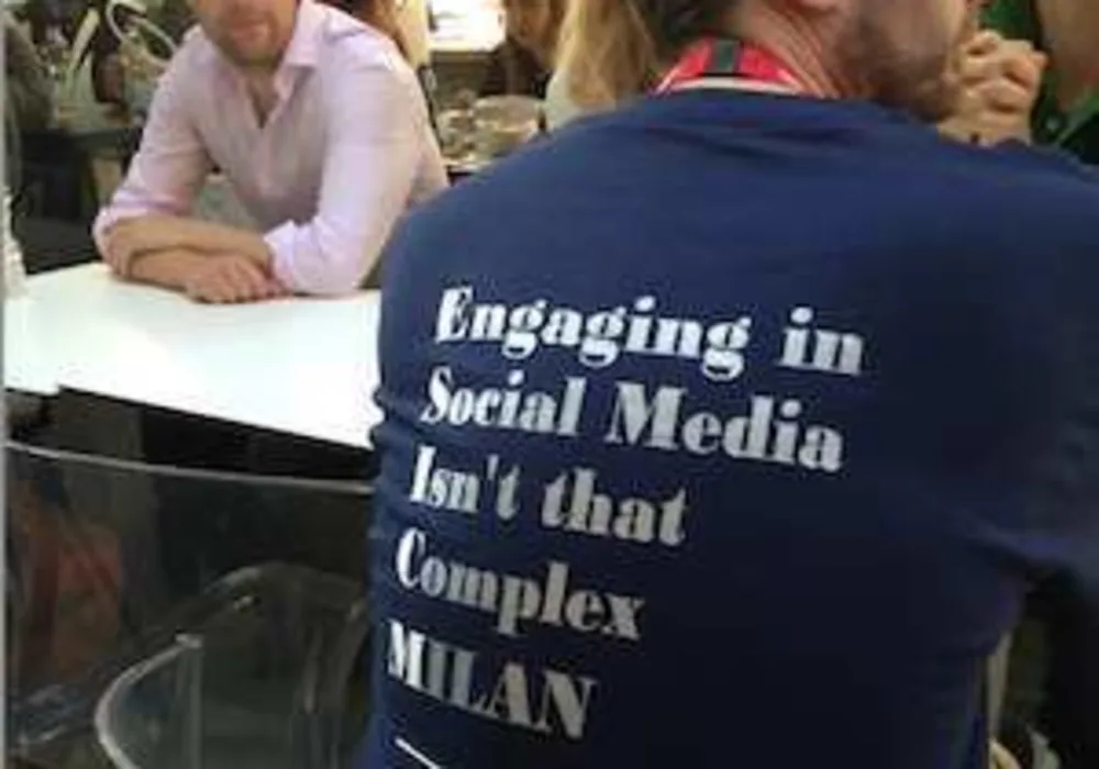 David Anderson @expensivecarewearing social media T-shirt, with permission