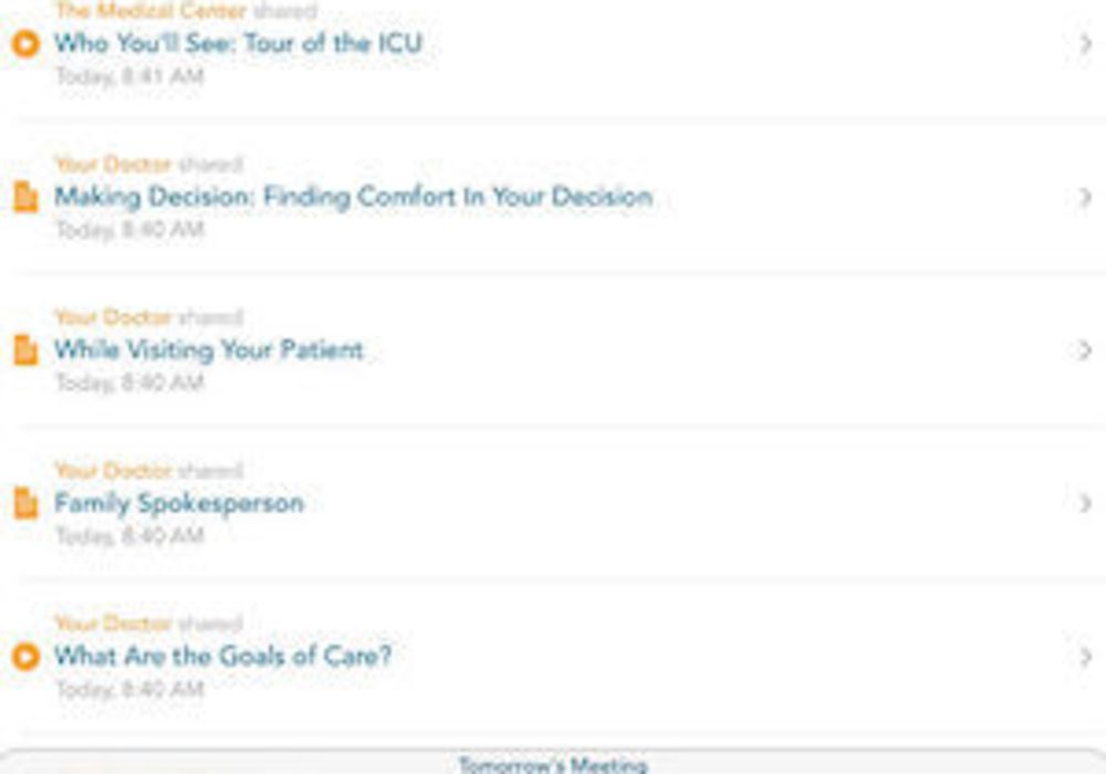 New App: Connecting Family with Loved Ones in ICU