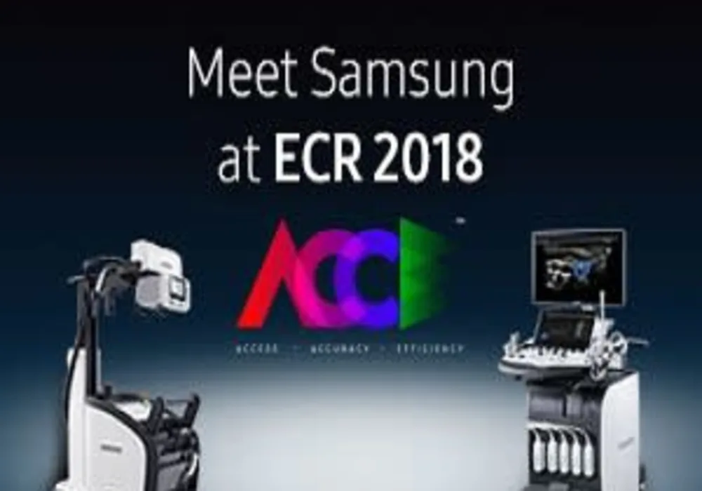 Samsung Satellite Symposia at ECR 2018 &ndash; Transforming Radiology with a New Healthcare Solution 