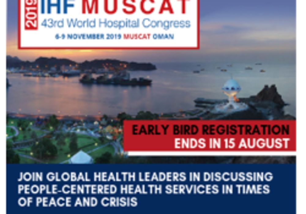 Global health leaders to come together at the 43rd IHF World Hospital Congress 