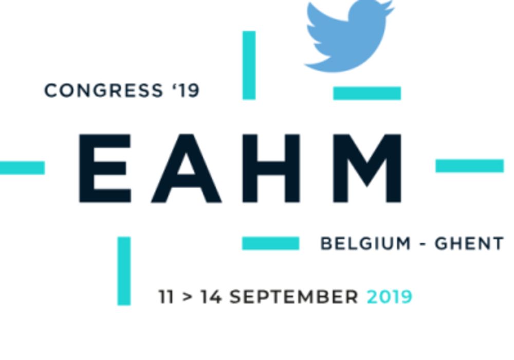 Speech and Tweets at EAHM 2019, Ghent! 