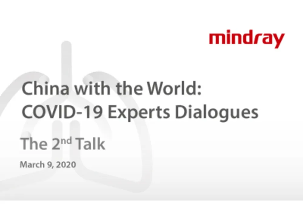 China With The World: COVID-19 Experts Dialogues - The 2nd Talk Transcript