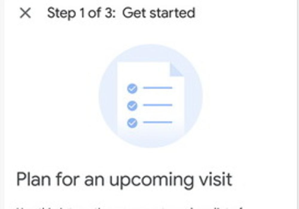 New Tool from Google Helps with Medical Visit Planning