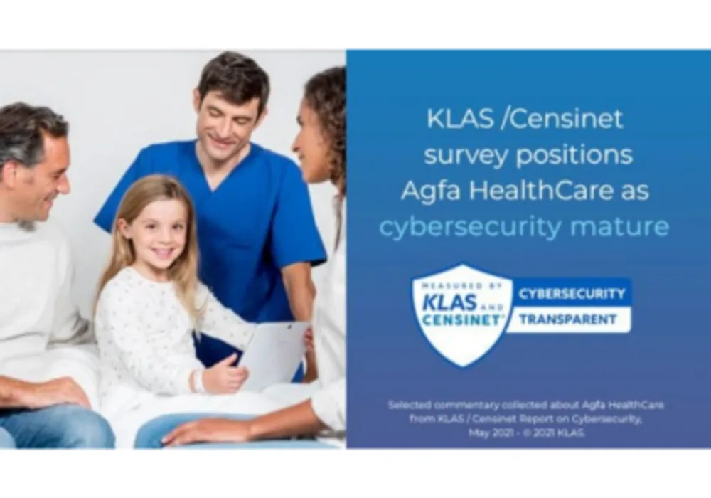 KLAS/Censinet survey positions Agfa Healthcare as cybersecurity mature