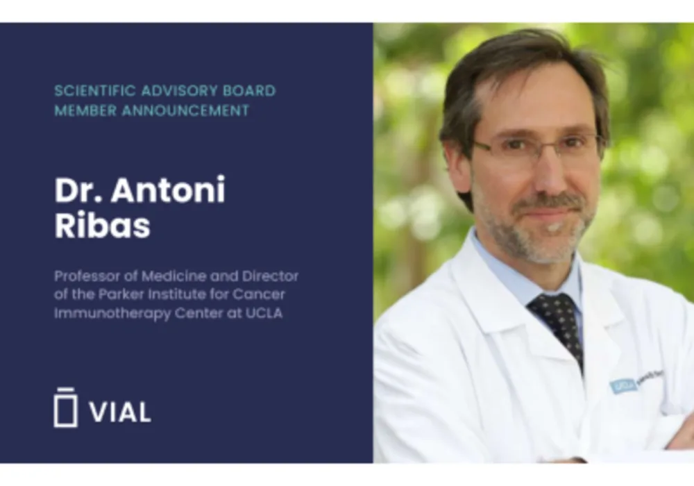 Vial Announces Dr. Antoni Ribas of UCLA to Vial Oncology CRO Advisory Board