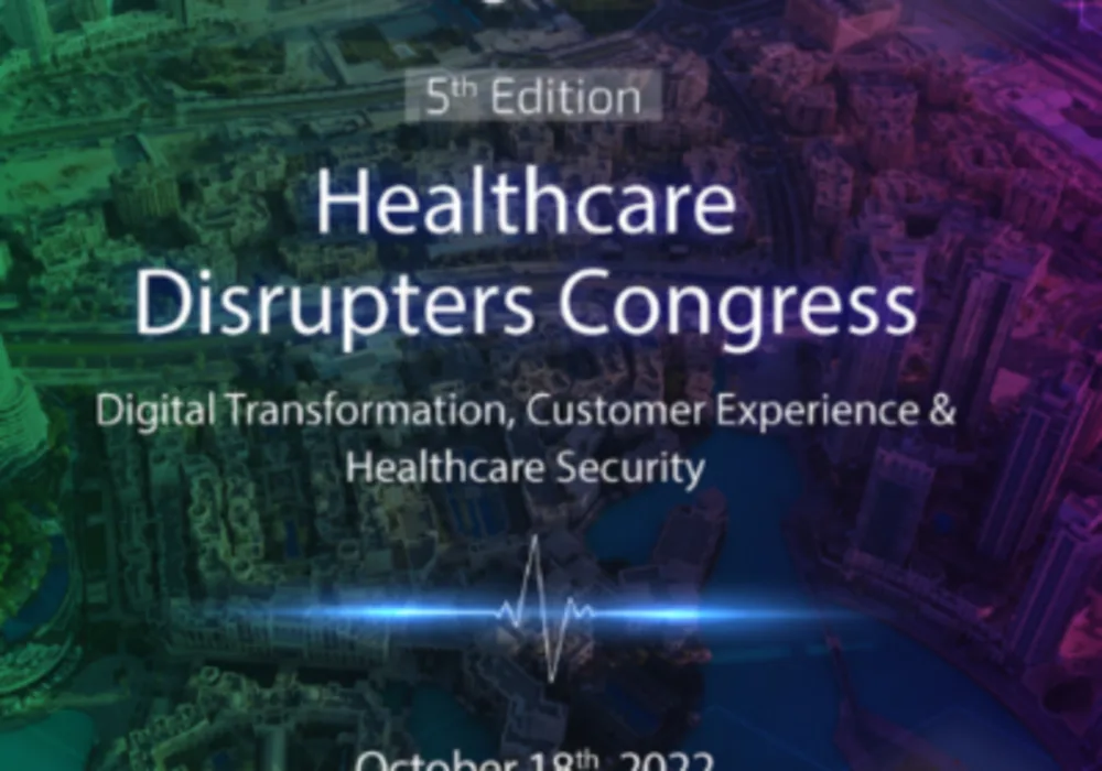 Dubai to host the 5th edition of the Healthcare Disrupters Congress on October 18th 