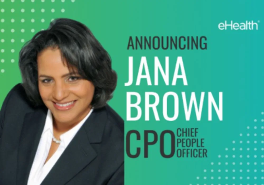 eHealth Appoints Jana Brown Senior Vice President, Chief People Officer