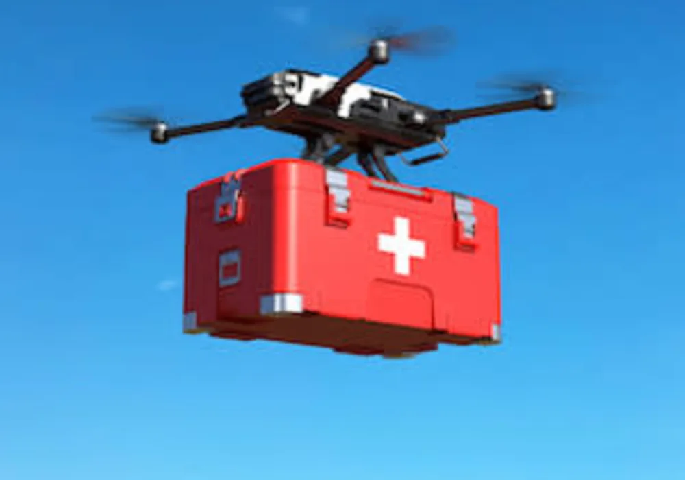 Drones Delivering Automated External Defibrillators